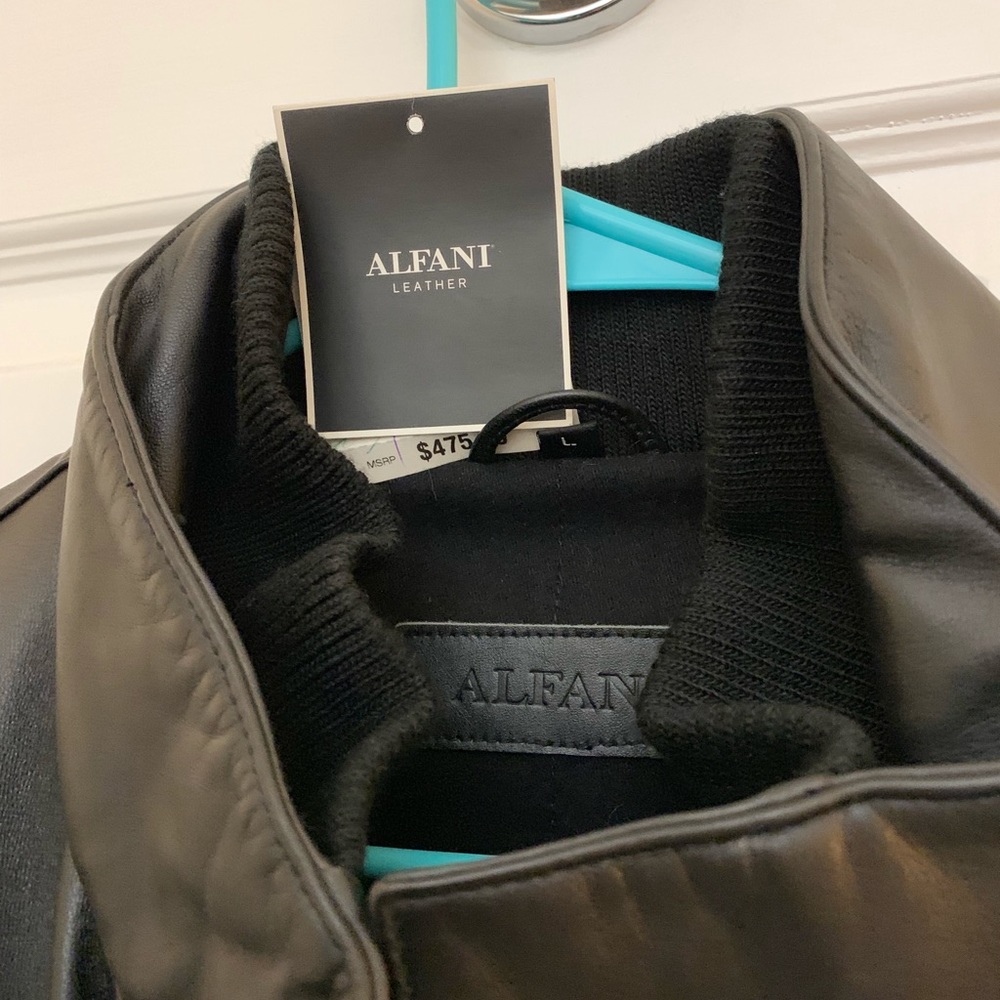 Alfani Leather Jacket